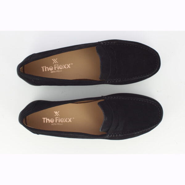WINTER LOAFER-CAMOSCIO-BLACK - immagine 2