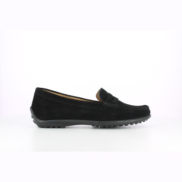 WINTER LOAFER-CAMOSCIO-BLACK - immagine 4