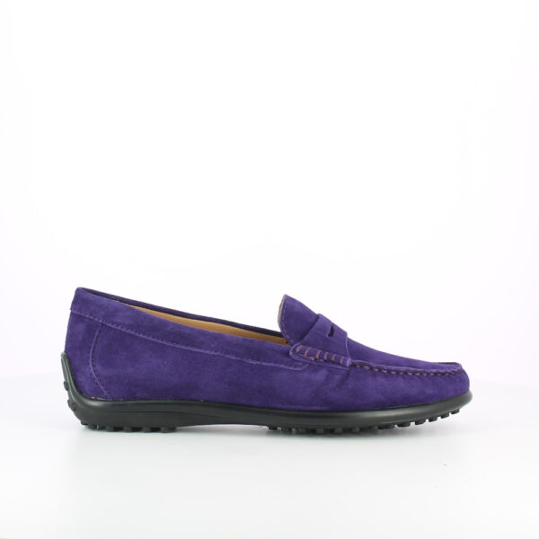WINTER LOAFER-CAMOSCIO-PURPLE - immagine 4
