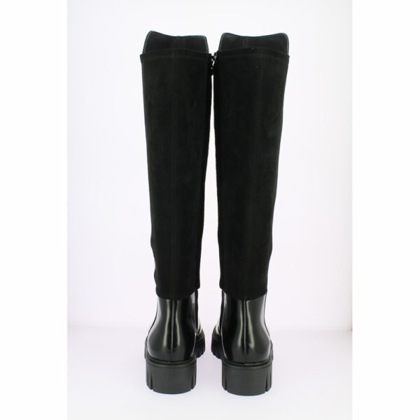 CHERIE-ABRASIVATO/STRETCH SUEDE-BLACK/BLACK - immagine 2