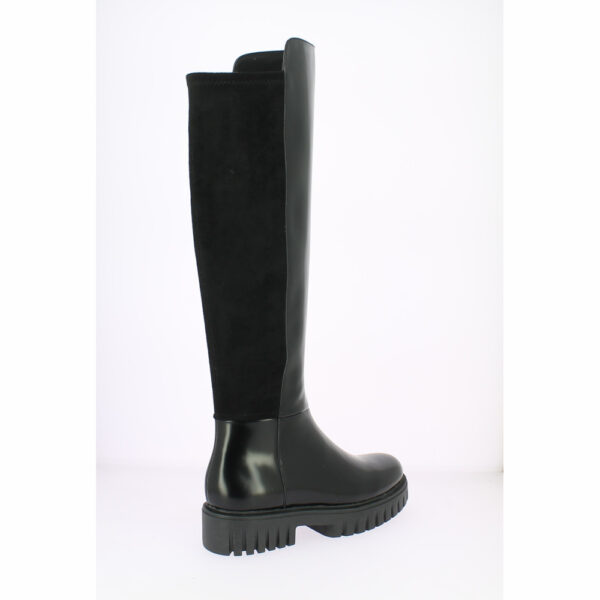CHERIE-ABRASIVATO/STRETCH SUEDE-BLACK/BLACK - immagine 4