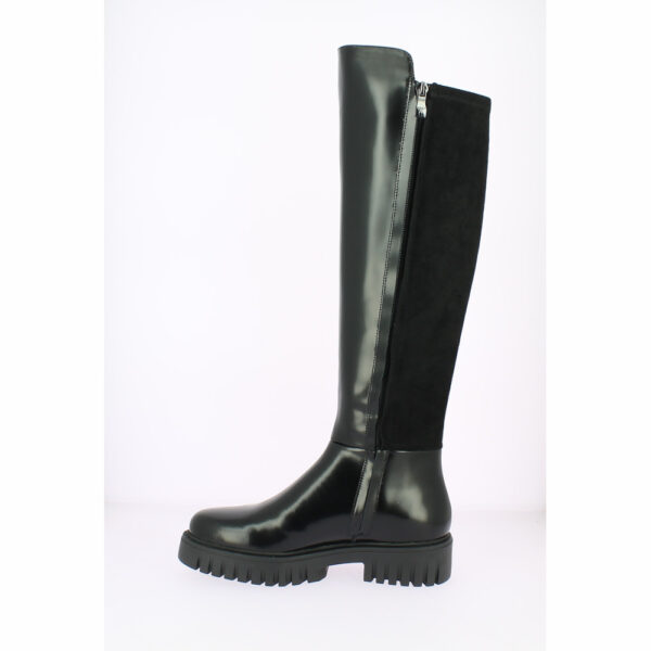 CHERIE-ABRASIVATO/STRETCH SUEDE-BLACK/BLACK - immagine 5