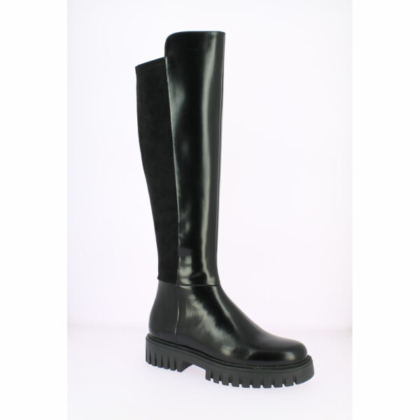 CHERIE-ABRASIVATO/STRETCH SUEDE-BLACK/BLACK - immagine 6