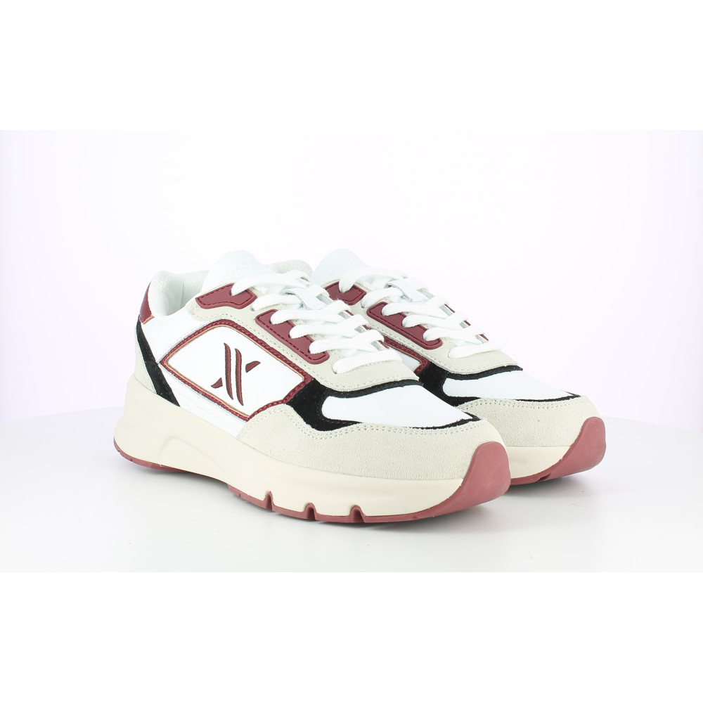 IRENE-SUEDE MIX-CIPRIA/BLACK/BURGUNDY