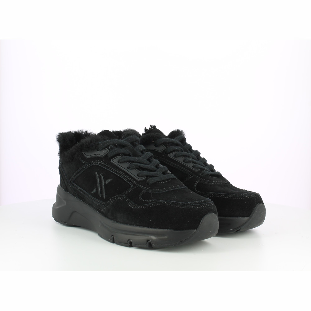 IRENE FUR-SUEDE-BLACK