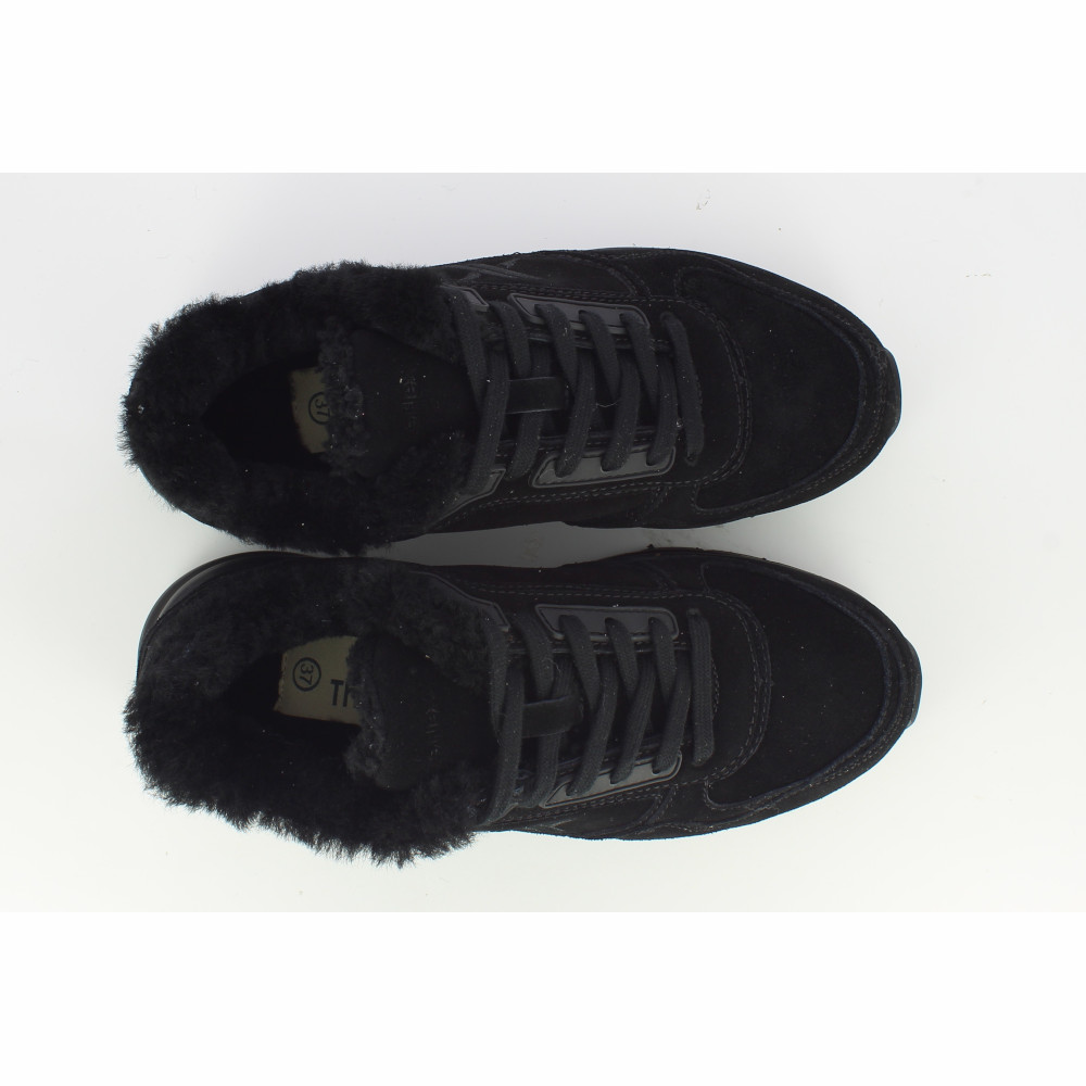 IRENE FUR-SUEDE-BLACK - immagine 2