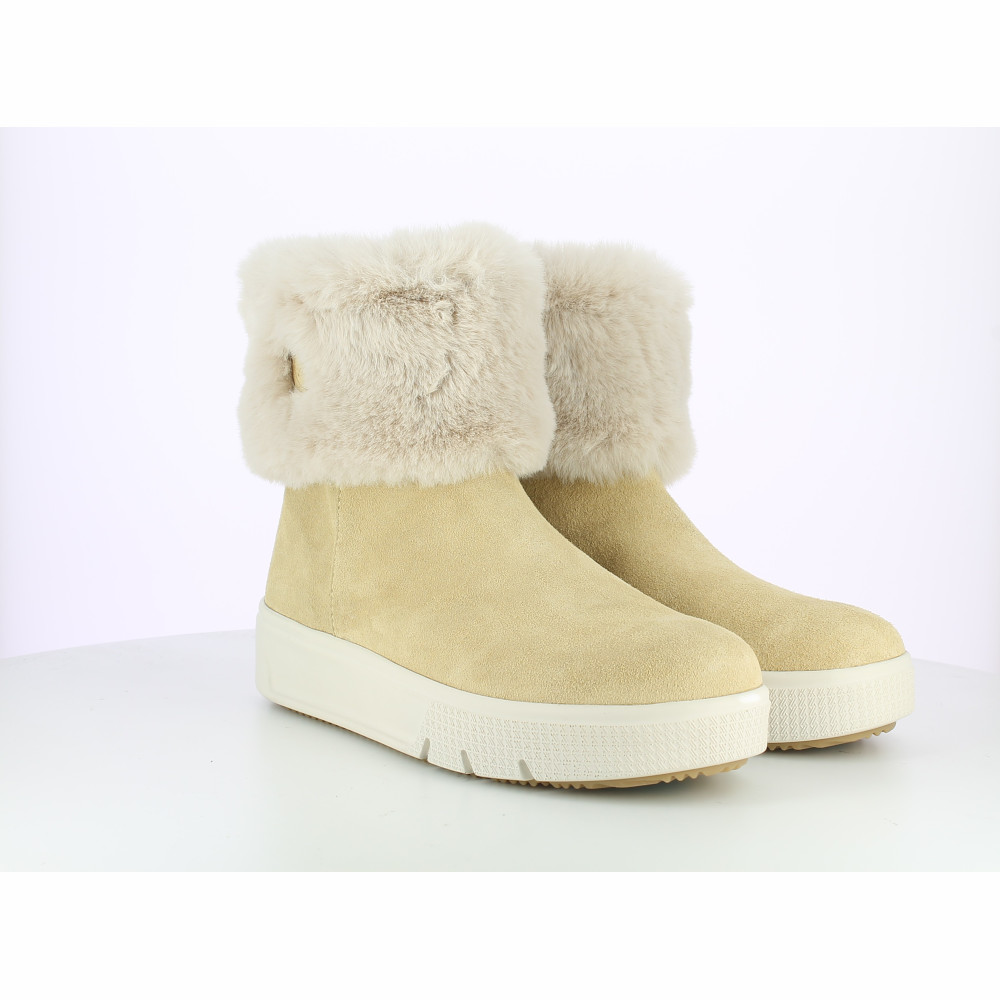 VIOLA FUR-SUEDE/FUR-COGNAC/COGNAC