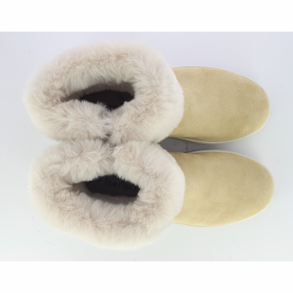 VIOLA FUR-SUEDE/FUR-COGNAC/COGNAC - immagine 2