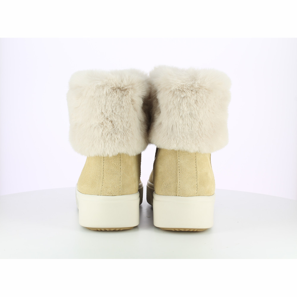 VIOLA FUR-SUEDE/FUR-COGNAC/COGNAC - immagine 3