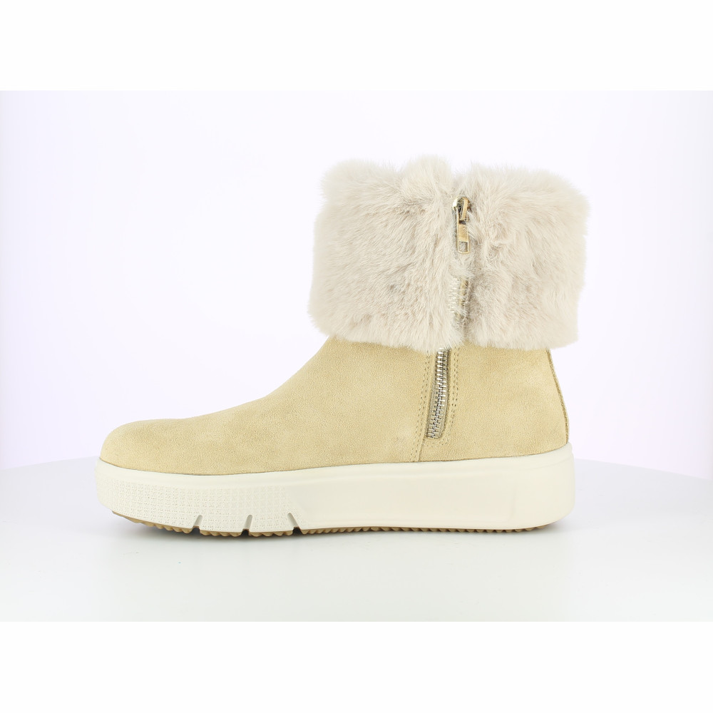 VIOLA FUR-SUEDE/FUR-COGNAC/COGNAC - immagine 6