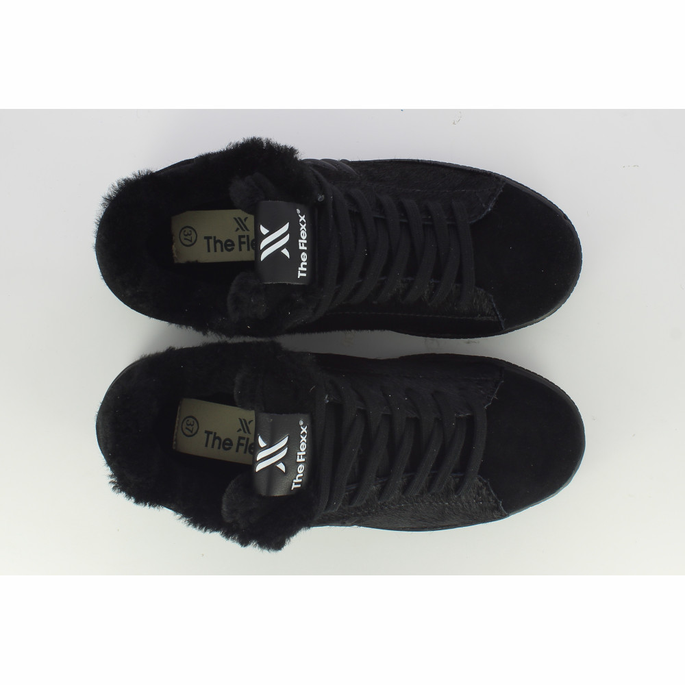 VALENTINA FUR-SUEDE/CAVALLINO-BLACK/BLACK - immagine 2