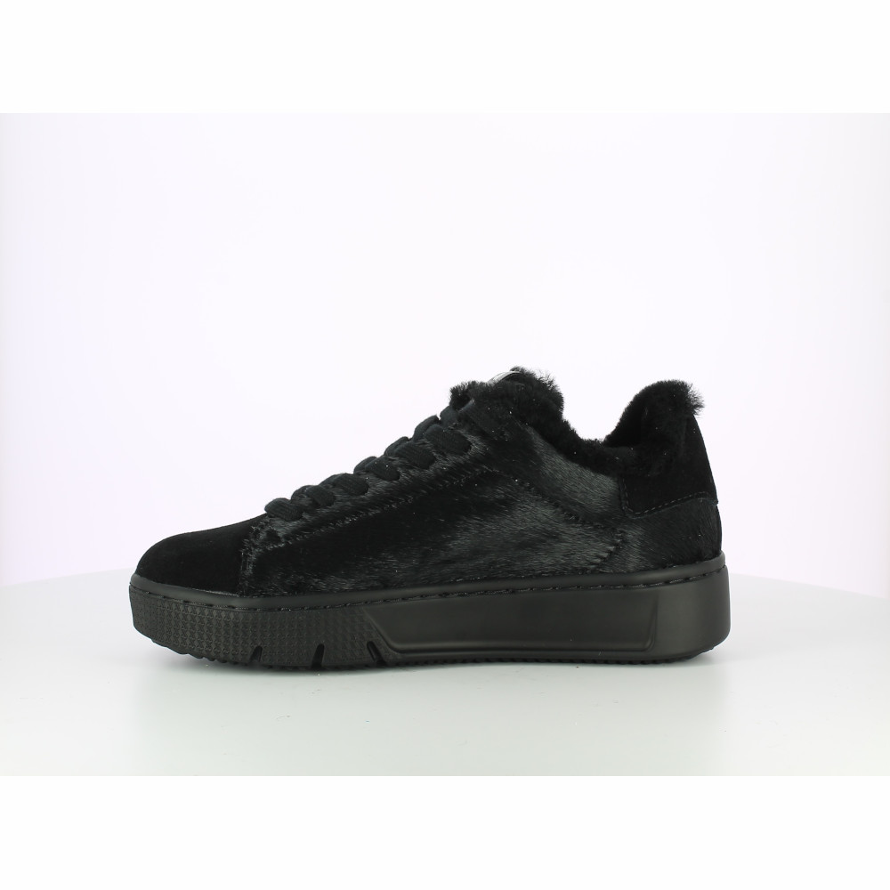 VALENTINA FUR-SUEDE/CAVALLINO-BLACK/BLACK - immagine 6