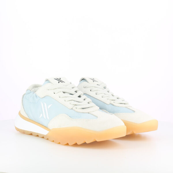 HARLOW-SUEDE/NYLON-OFF WHITE/CIELO